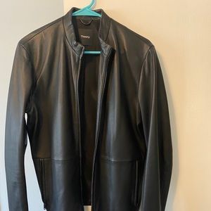 Theory Arvid Leather Jacket
